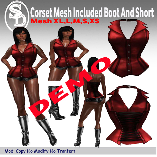 **SD** Corset Red Demo