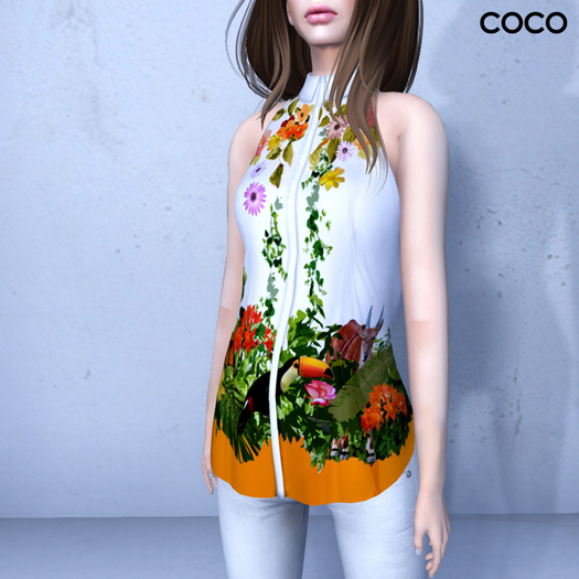 *COCO*_SleevelessBlouse_Tropical