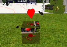Mw magic red Ball 1 prim only 400 ls scripted talker greeter ball