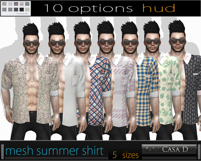 Mesh Duster Coat ( 10 options hud)