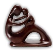 Wooden Carving of Mother and Child .. CUTOUT