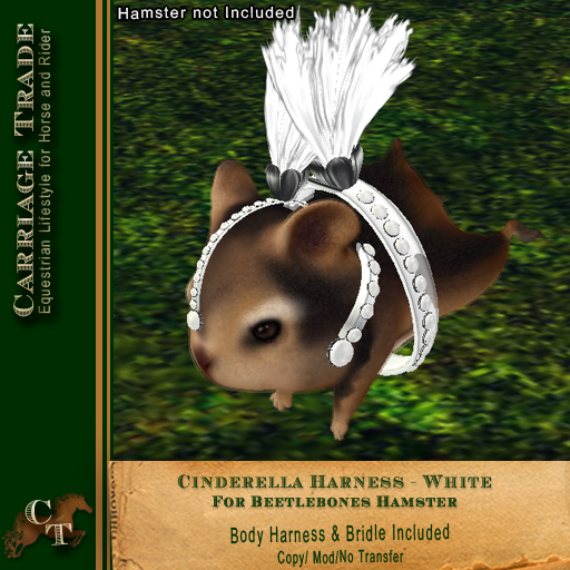 @CT@ Cinderella Harness Set (Hamster) Boxed White