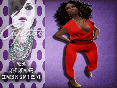 Second Life Marketplace - {Captive} Red Romper
