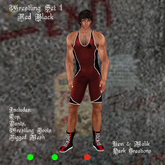 Wrestling Set 1 Red Black