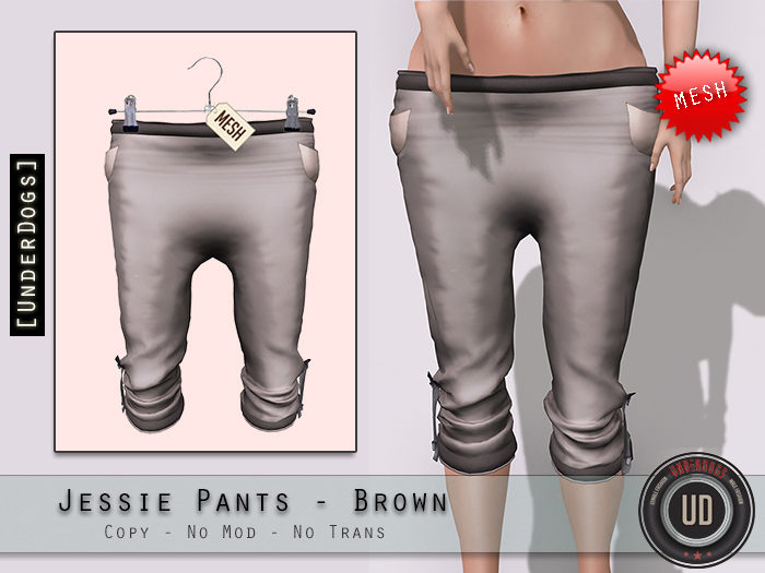 [UD] - Jessi Pants - Brown - Mesh (Bag)
