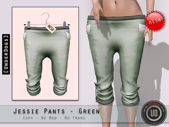 [UD] - Jessi Pants - Green - Mesh (Bag)