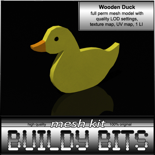 ~Buildy Bits~ Wooden Duck mesh kit