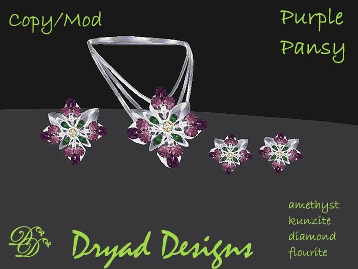 ~*Dryad Designs Pansy Fatpack