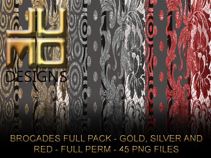.:JUMO:. Brocades Full Pack 45 PNG Files