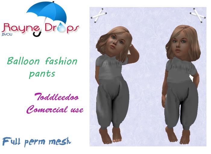 FULL PERM - Balloon fashion pants 