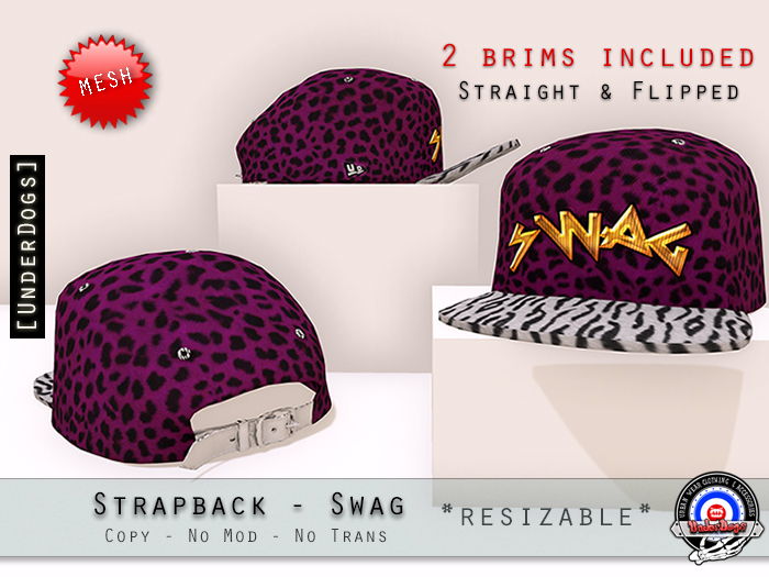 [UD] - StrapBack Fitted - SWAG - Mesh (Bag)