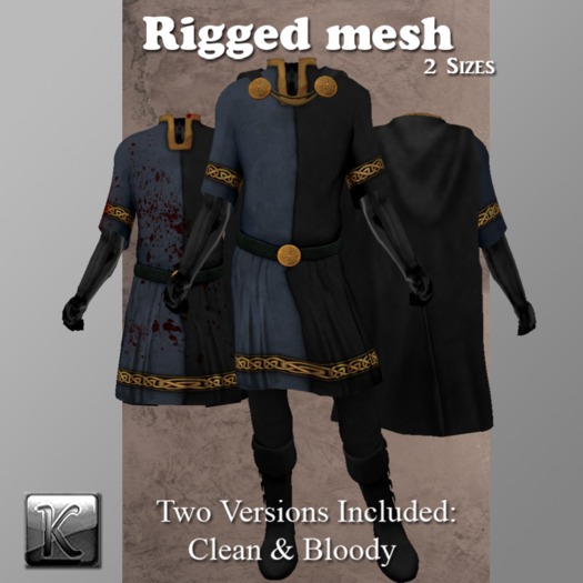 {KD} Kahli Designs - Noble Tunic - Two Toned Blue