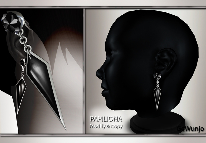 GeWunjo : PAPILIONA silver earrings