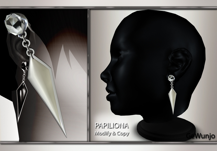 GeWunjo : PAPILIONA diamond earrings