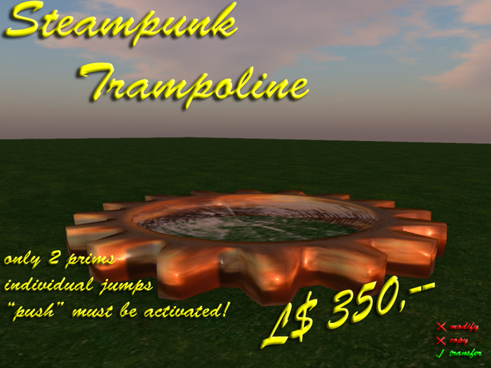 Steampunk Trampoline Box