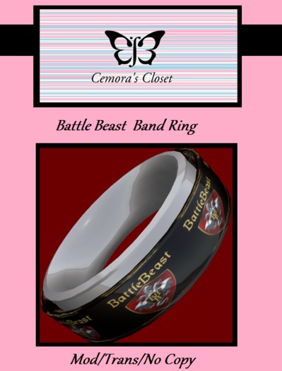 *Cemora's Closet* Battle Beast Band Ring