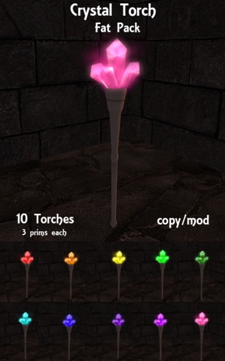 {Peachy} Crystal Torch - Fat Pack BOX