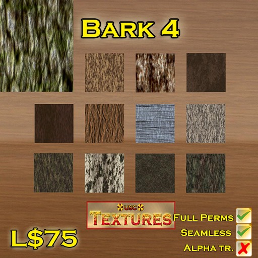 USC Textures - Bark 4 