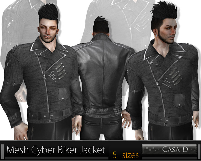 Mesh Casa Cyber Biker Jacket 