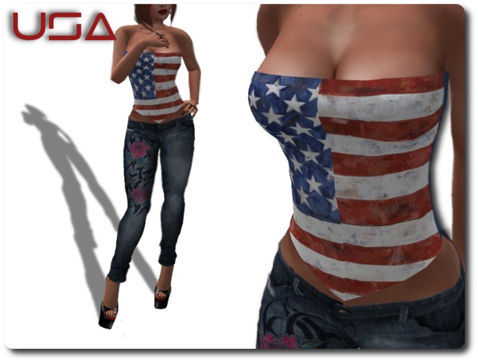 MESH Sexy Tube Top USA