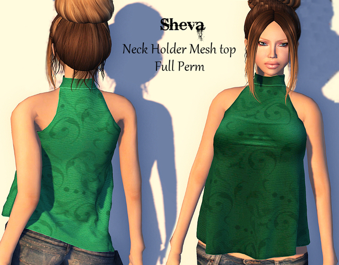 ***Sheva***Neck Holder Mesh Top Template  Full Perm