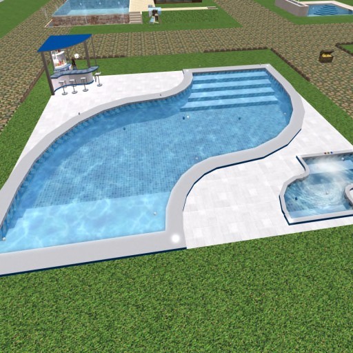 Swerve Pool & Bar with animated & couple poses