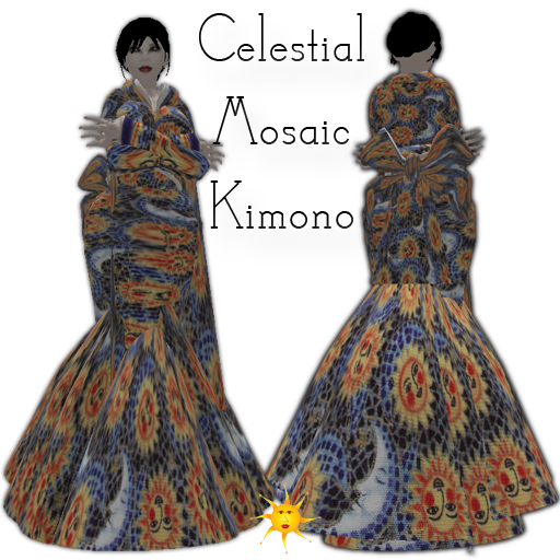 Celestial Mosaic Kimono