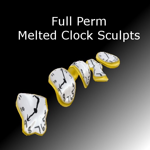 Melted Clock Sculpts