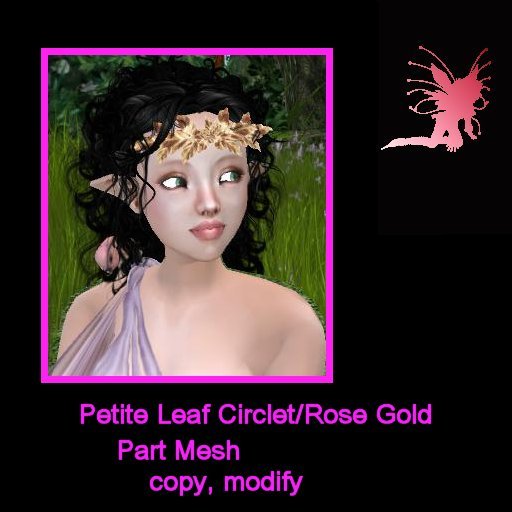 Petite Leaf Circlet/Rose Gold