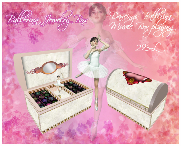 Ballerina Jewelry Box (animated)
