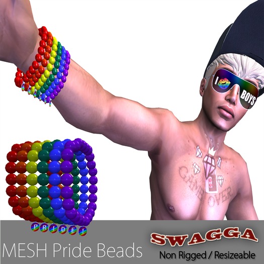 [SWaGGa] Bead Bracelet Pride