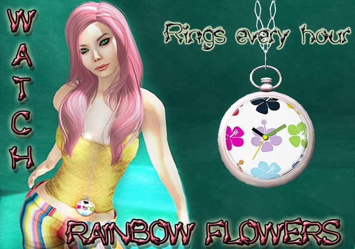 [ELEGANCE] Watch "Rainbow Flowers"