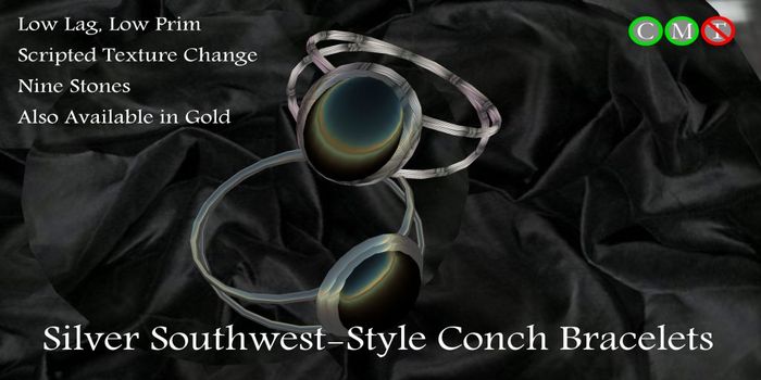 Chey's Gold SW Belt, 5 Conchs, Boxed (Scripted)