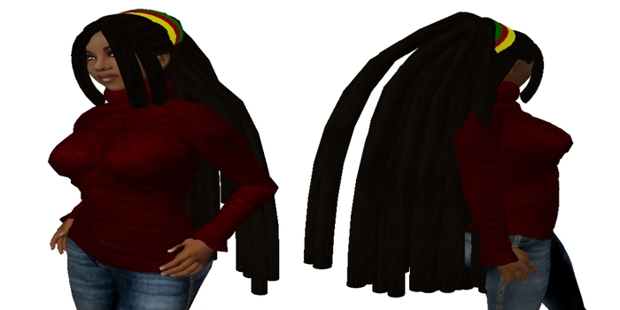 R Destiny Dreadlocks tubular Dreads