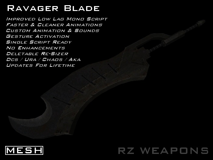 .::RZW::. Ravager Blade [MESH] :: v.2.0
