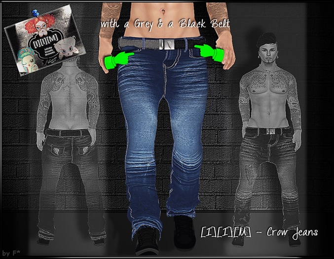 [I][I][M] - Crow Jeans Blue{UNI}(wear me!) 