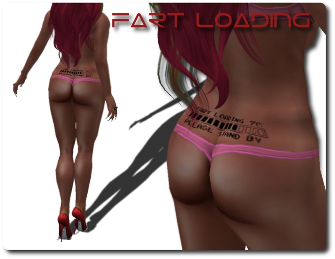 PROMO GIFT: Fart loading tattoo