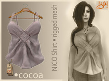 !gO! Nico Shirt -cocoa-