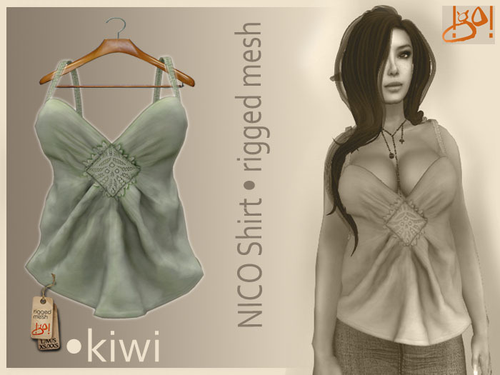 !gO! Nico Shirt -kiwi-