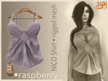 !gO! Nico Shirt -raspberry-