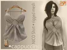 !gO! Nico Shirt -cappuccino-