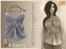 !gO! Nico Shirt -berry-
