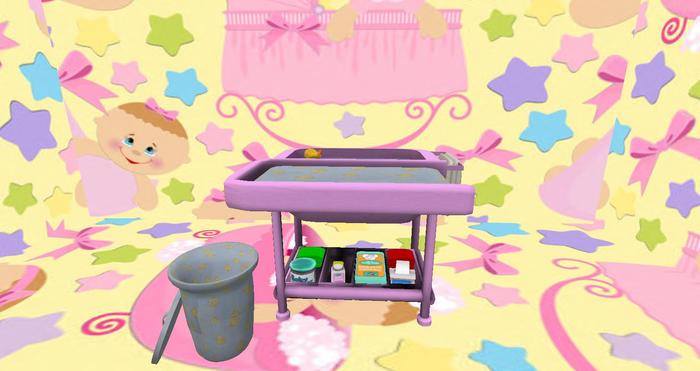 *Posh Little Baby ::Changing Table Pink:: 