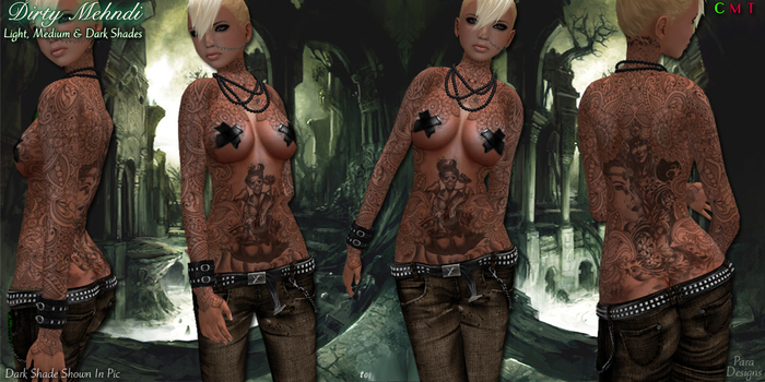 ::Para Designs:: Over Doz' Tattoo ~ Unisex