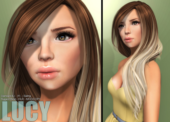 Action Mesh Hair Lucy DEMO
