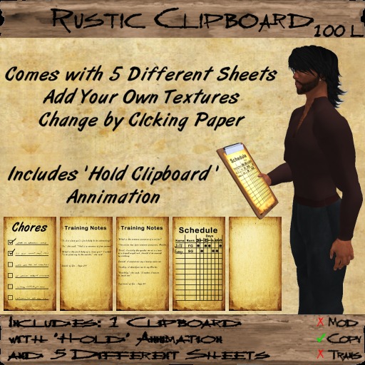 Rustic Clipboard