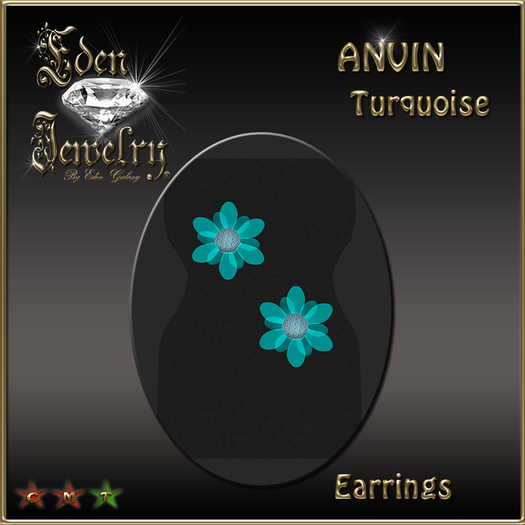 EARRINGS ANVIN TURQUOISE