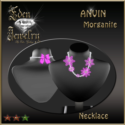 NECKLACE ANVIN MORGANITE