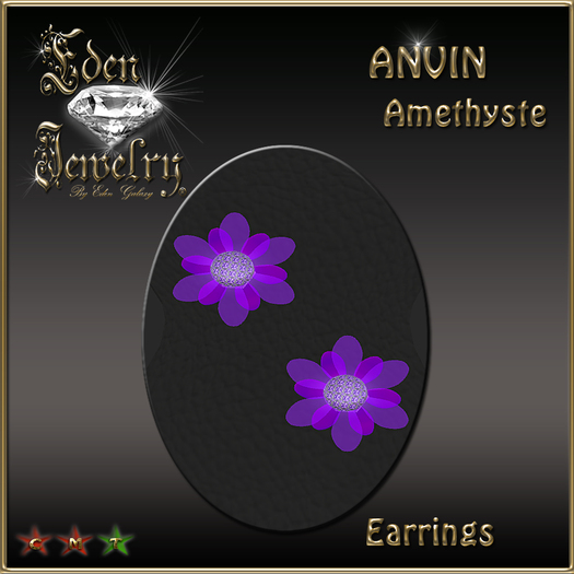 EARRINGS ANVIN AMETHYSTE