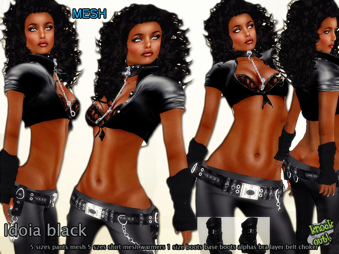 ..::Knockout!..::IDOIA MESH WOMAN BLack